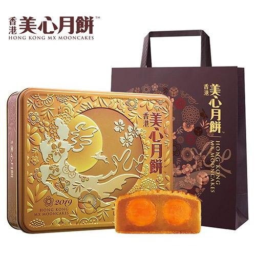 美心双黄白莲蓉 单个礼盒 中秋佳节 熬夜lynn S